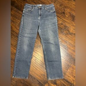Liz Claiborne Blue Straight Leg Jeans 14S
